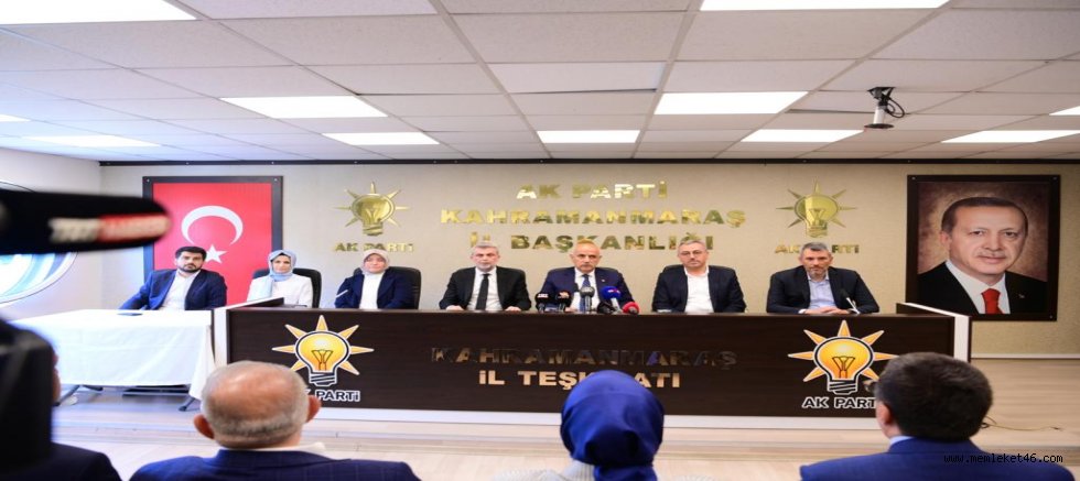 Bakan kirişci “ortak paydamız kahramanmaraş”