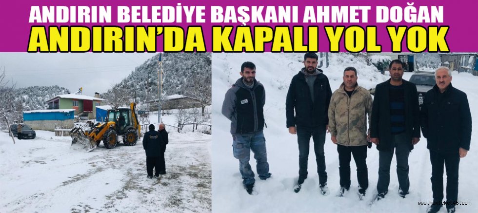 Başkan ahmet doğan, ekiplerimiz 24 saat görev başında