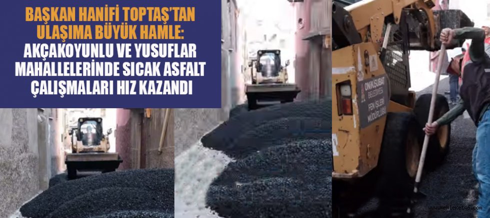 Başkan hanifi toptaş: ulaşımda kalite, hizmette adalet