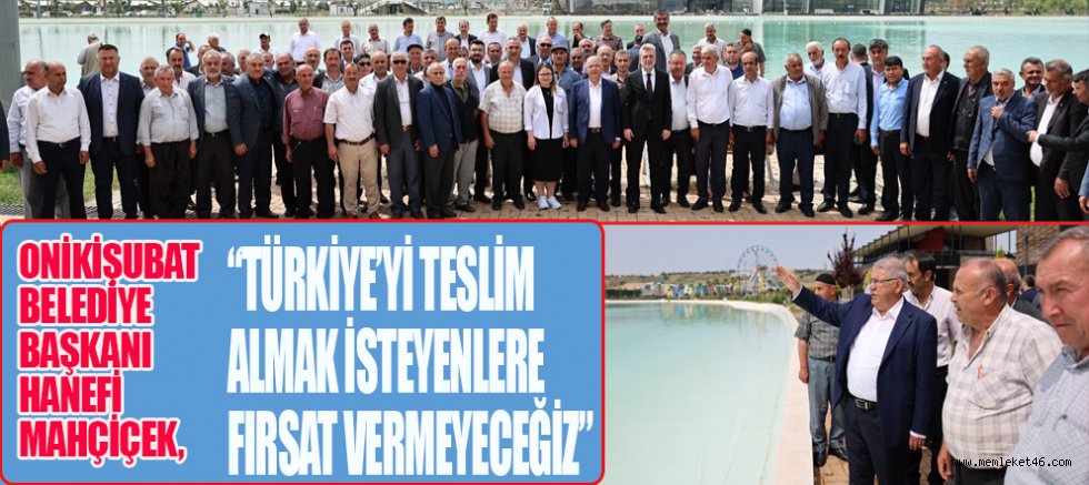Başkan mahçiçek “400-450 bin nüfuslu ilçelerin içerisinde her seçimde birinciyiz”