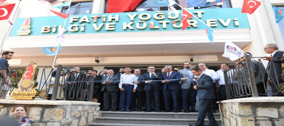 Başkan mahçiçek’in vefa örneği ‘fatih yoğurt bilgi ve kültür evi’ hizmete açıldı