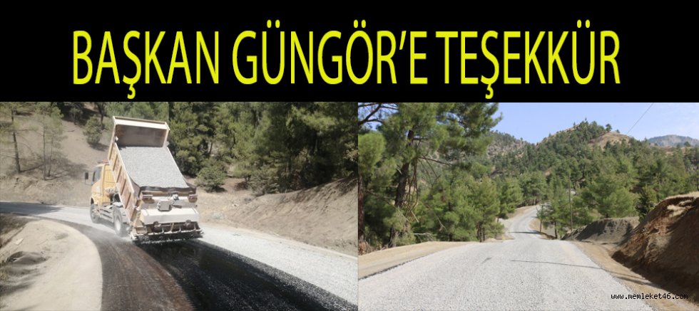 çamlıbel grup yolu’nun ulaşım standardı artırıldı