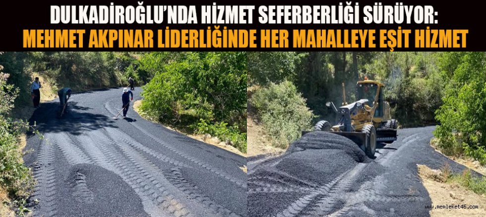Dulkadiroğlu’nda hizmet var, çalışma var, vizyon var!