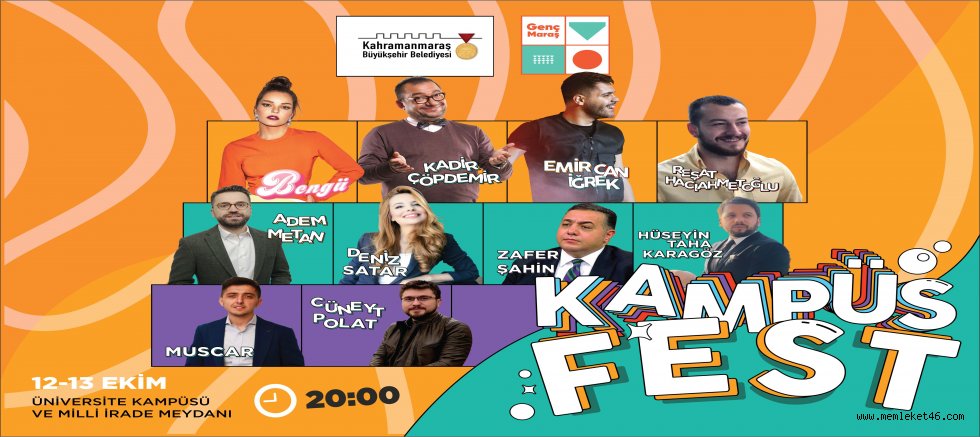 Haydi gençler! “kampüs fest” sizi çağırıyor festivali başlıyor
