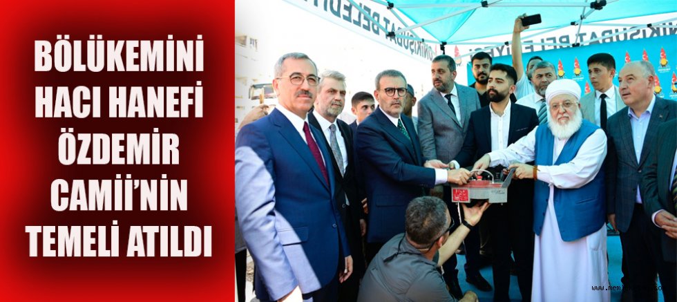 Onikişubat’ta yeni caminin temeli atıldı