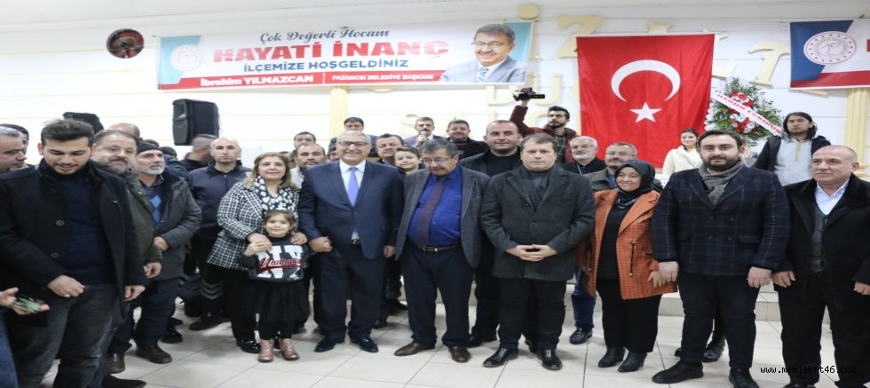 Pazarcık’ta hayati inanç sevgisi salona sığmadı