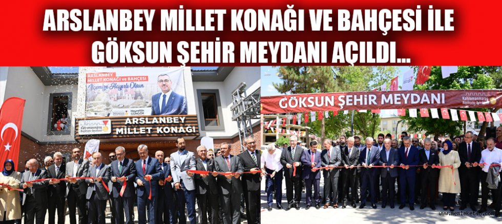 Yeşil göksun iki yatırımla taçlandı