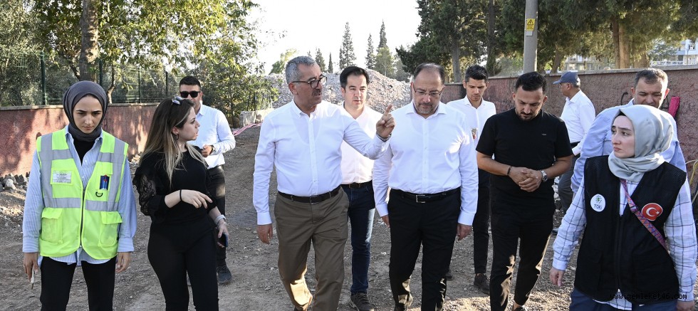 BAŞKAN GÜNGÖR, BAKAN YARDIMCISI GÜRGEN’LE ÇALIŞMALARI YERİNDE İNCELEDİ