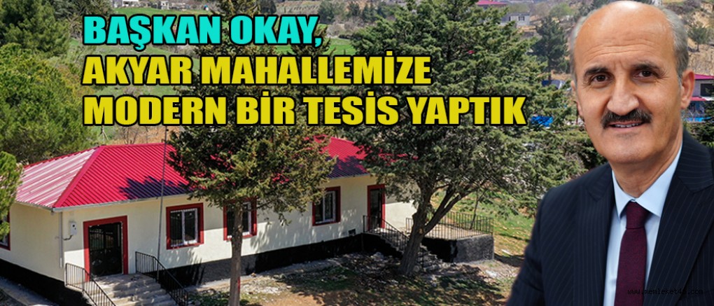 DULKADİROĞLU BELEDİYESİ’NİN AKYAR SOSYAL TESİSİ HİZMETE HAZIR