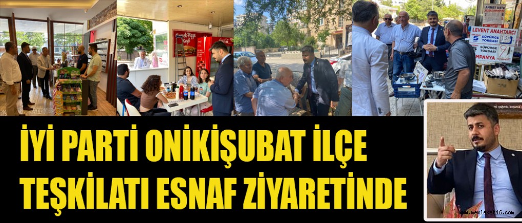 İYİ PARTİ ONİKİŞUBAT İLÇE BAŞKANI KILIÇ SABREDİN İYİ PARTİ GELİYOR