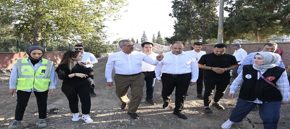 BAŞKAN GÜNGÖR, BAKAN YARDIMCISI GÜRGEN’LE ÇALIŞMALARI YERİNDE İNCELEDİ