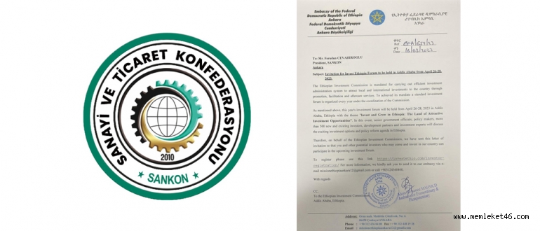 ETİYOPYA DEVLETİ YATIRIM KURULU’NDAN TÜRK ŞİRKETLERİ’NE DAVET GELDİ