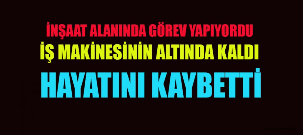KAHRAMANMARAŞ'TA ECEL ÇALIŞIRKEN YAKALADI