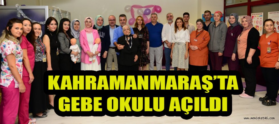 KSÜ SAĞLIK UYGULAMA VE ARAŞTIRMA HASTANESİ GEBE OKULU AÇILDI