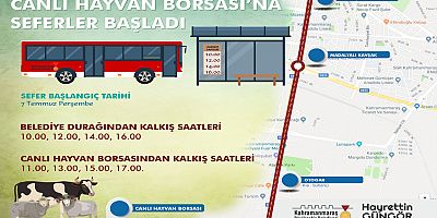 CANLI HAYVAN BORSASI’NA ÜCRETSİZ RİNG SEFERLERİ BAŞLIYOR