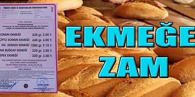 KAHRAMANMARAŞ’TA EKMEĞE ZAM GELDİ

 Kahramanmaraş’ta alınan karar doğrultusunda Cumartesi gününden itibaren geçerli olmak üzere 220 gram somun ekmeği 2 liradan satılacak.