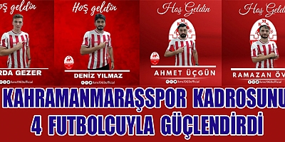 KAHRAMANMARAŞSPOR’A TAKVİYE