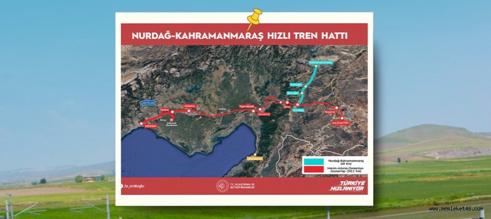 BAKAN URALOĞLU AÇIKLADI: KAHRAMANMARAŞ HIZLI TREN AĞINA ENTEGRE EDİLİYOR