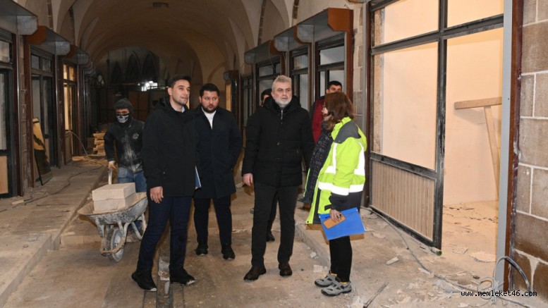 BAŞKAN GÖRGEL: “TARİHİ KAPALI ÇARŞI’MIZIN RESTORASYONU TAMAMLANIYOR”