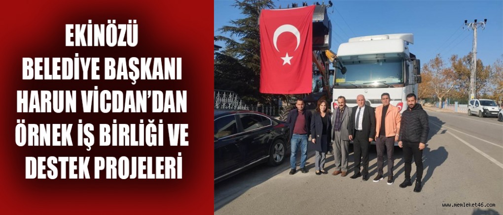 BAŞKAN VİCDAN EKİNÖZÜ’NÜN GELECEĞİ İÇİN EL BİRLİĞİYLE ÇALIŞMAYA DEVAM