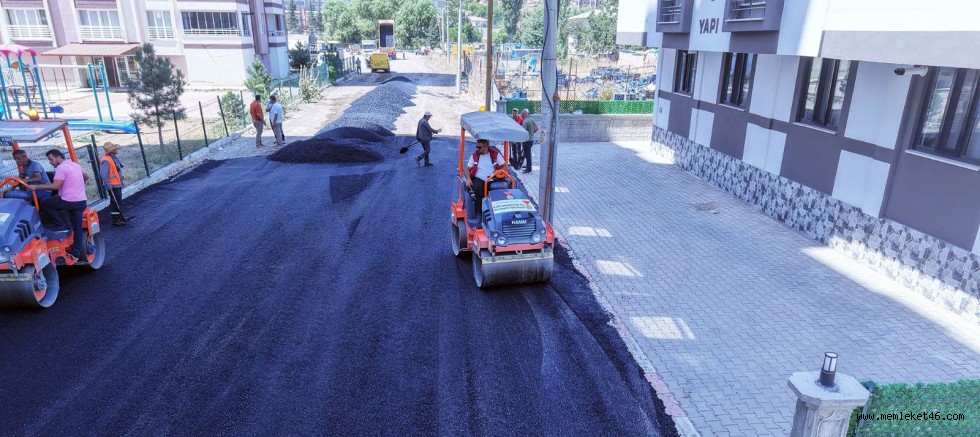 ELBİSTANIN YOLLARI İYİLEŞTİRİLDİ