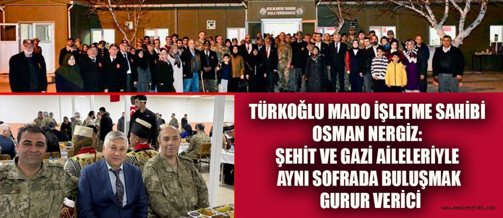 İŞ İNSANI OSMAN NERGİZ: “BİRLİK VE BERABERLİĞİN EN GÜZEL ÖRNEĞİ SERGİLENDİ”