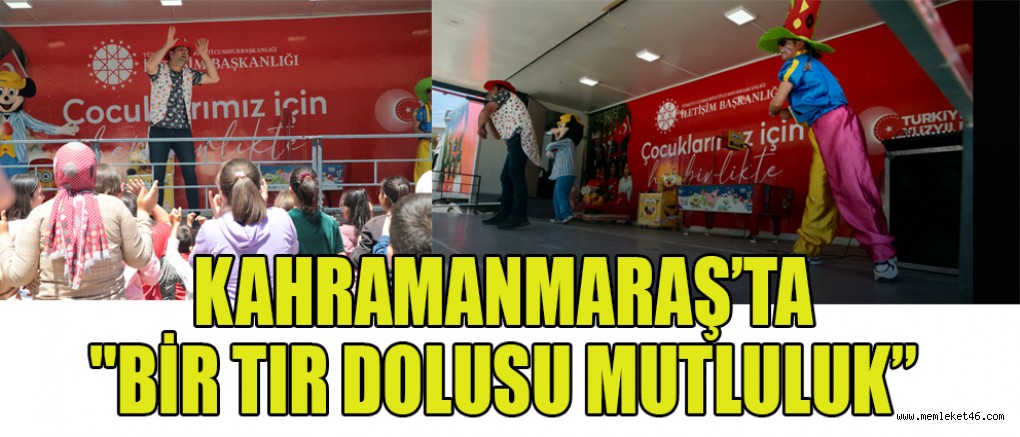 KAHRAMANMARAŞ‘TA DEPREMZEDE ÇOCUKLAR İÇİN ETKİNLİK DÜZENLEDİ