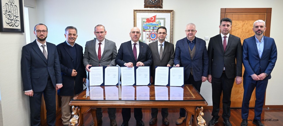 KSÜ İLE TÜRKOĞLU OSB ARASINDA MESLEK YÜKSEKOKULU İÇİN İŞ BİRLİĞİ ÖN PROTOKOLÜ İMZALANDI