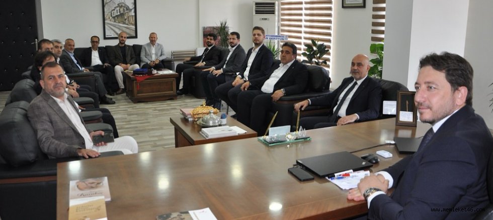 AK PARTİ HEYETİNDEN İL KÜLTÜR VE TURİZM MÜDÜRÜ ESHABİL YILDIZ’A ZİYARET