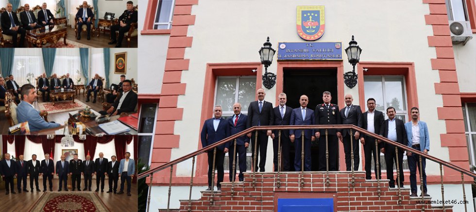 AK PARTİ KAHRAMANMARAŞ HEYETİ İL JANDARMA KOMUTANI TATAROĞLU’NU ZİYARET ETTİ