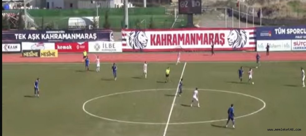 AKEDAŞ KAHRAMANMARAŞ İSTİKLALSPOR MENEMEN FUTBOL KULÜBÜNÜ 3-0 MAĞLUP ETTİ 