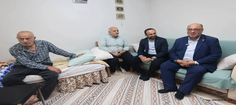 AKPINAR’DAN YANGINDA EVİ ZARAR GÖREN AİLEYE GEÇMİŞ OLSUN ZİYARETİ
