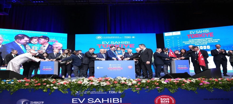 BAKAN KURUM “KAHRAMANMARAŞ, ASRIN İNŞASININ SİMGESİDİR”