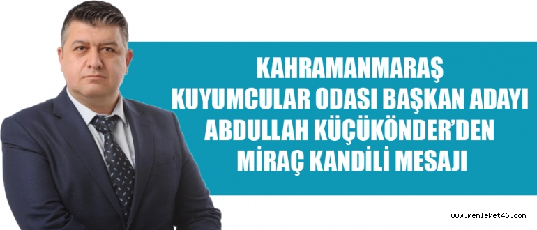 BAŞKAN ADAYI ABDULLAH KÜÇÜKÖNDER: GELECEĞİMİZİ BİRLİKTE ŞEKİLLENDİRELİM