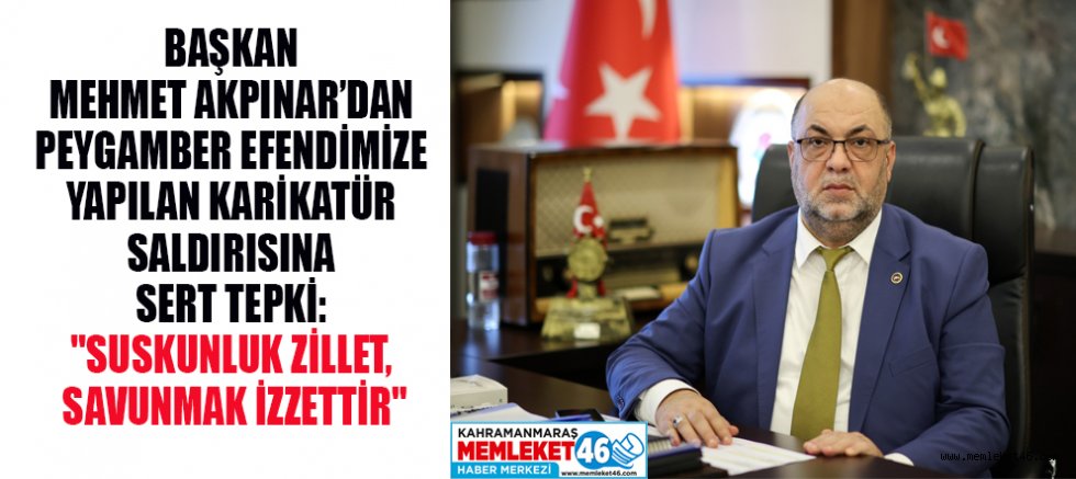 BAŞKAN AKPINAR’DAN: BU SALDIRI İNSANLIĞIN ORTAK VİCDANINA YAPILMIŞTIR