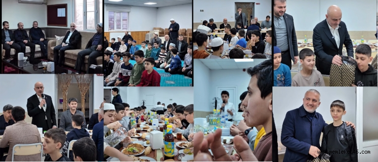 BAŞKAN BURAK GÜL, KUR'AN KURSU ÕĞRENCİLERİNİ ZİYARET ETTİ 