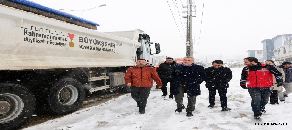 BAŞKAN GÖRGEL “222 ARAÇ VE 330 PERSONELLE SAHADAYIZ”
