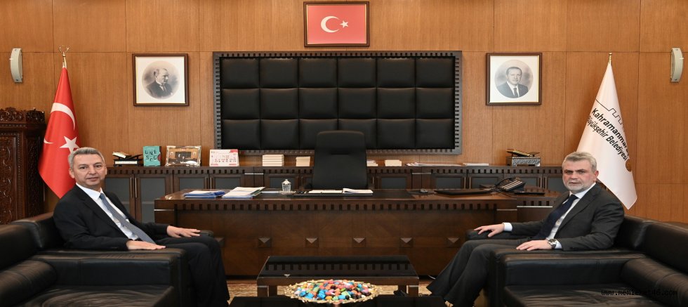 BAŞKAN GÖRGEL, KSÜ REKTÖRÜ OKUMUŞ’U AĞIRLADI