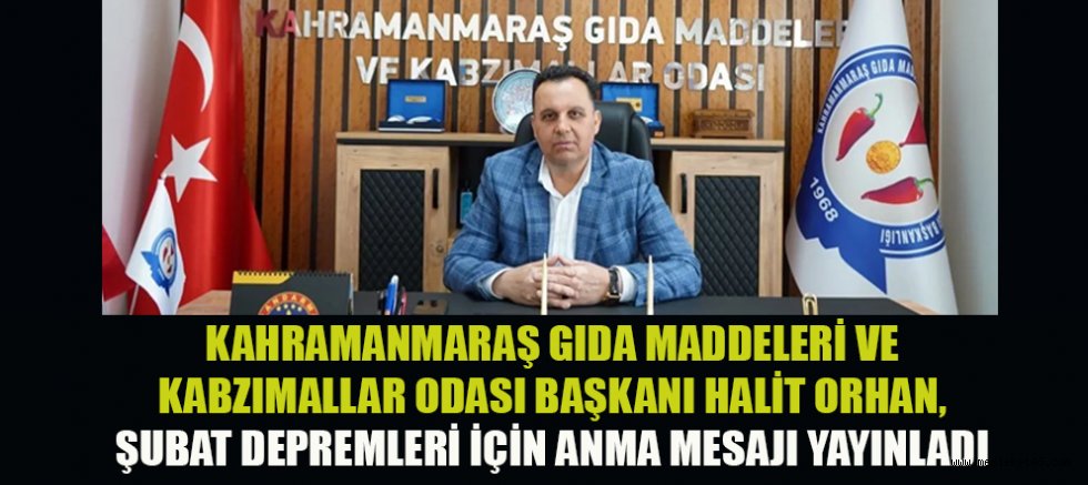 BAŞKAN HALİT ORHAN: ESNAF CAMİASI OLARAK YARALARI BİRLİKTE SARDIK