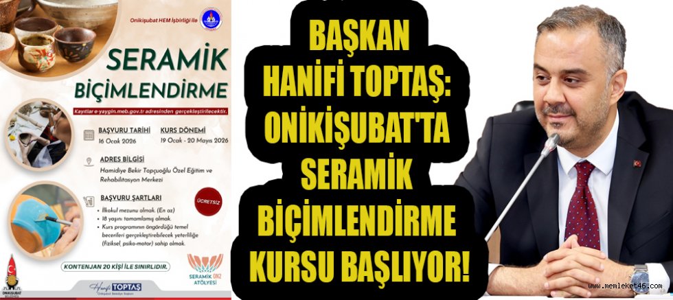 BAŞKAN HANİFİ TOPTAŞ: SANATLA BULUŞAN EL EMEĞİ, GELECEĞE DEĞER KATACAK
