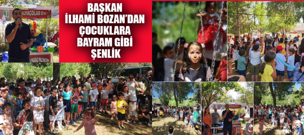 BAŞKAN İLHAMİ BOZAN’DAN ÇOCUKLARA BAYRAM GİBİ ŞENLİK