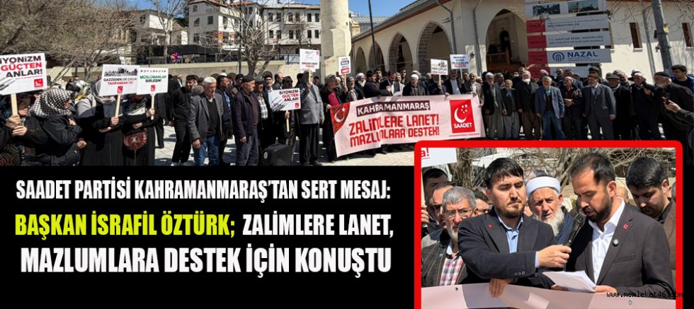 BAŞKAN İSRAFİL ÖZTÜRK: “MESCİD-İ AKSA KIRMIZI ÇİZGİMİZDİR”