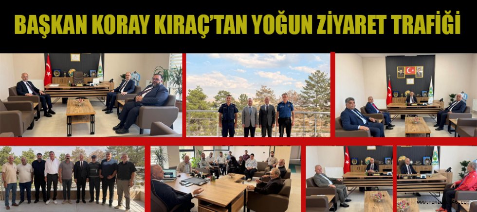 BAŞKAN KIRAÇ, AFŞİN’İN GELECEĞİ İÇİN KONUKLARIYLA BİR ARAYA GELDİ