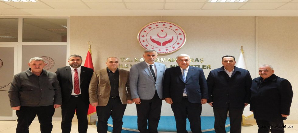  BAŞKAN KUYBU’DAN MÜDÜR ÇALĞAN’A HAYIRLI OLSUN ZİYARETİ