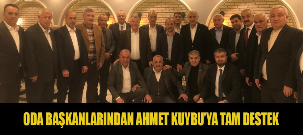 BAŞKAN KUYBU: “ESNAFIMIZIN GÜCÜ BİRLİĞİMİZDEN GELİYOR”