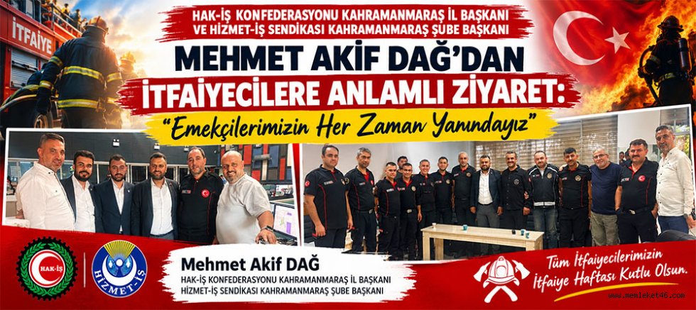 BAŞKAN MEHMET AKİF DAĞ: “BİRLİKTE MÜCADELE ETMEYE DEVAM EDECEĞİZ”