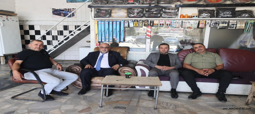 BAŞKAN MEHMET AKPINAR’DAN İŞ İNSANI ERCAN DAĞILGAN’A ZİYARET