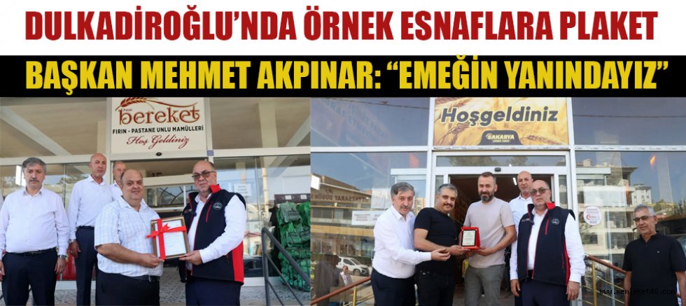 BAŞKAN MEHMET AKPINAR: “EMEĞİN YANINDAYIZ”