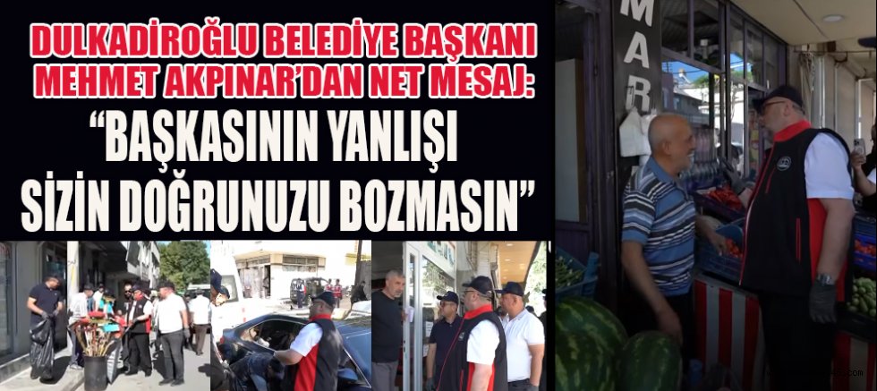 BAŞKAN MEHMET AKPINAR: “KAMU ALANLARINA HEP BİRLİKTE SAHİP ÇIKMALIYIZ”