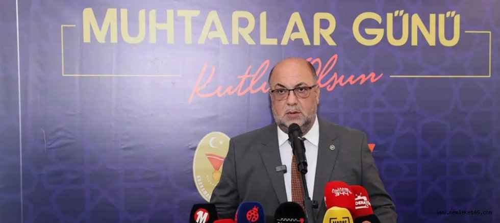 BAŞKAN MEHMET AKPINAR: “MUHTARLARIMIZ, MAHALLELERİMİZİN SESİ VE EN GÜÇLÜ GÖNÜL KÖPRÜMÜZDÜR”